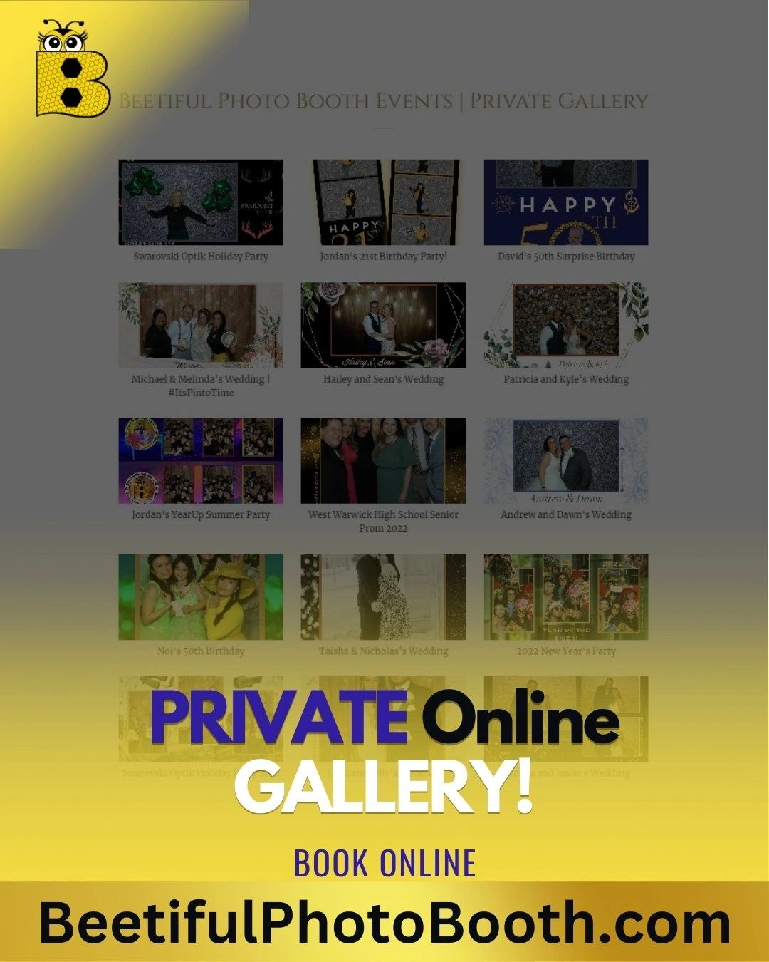Private event gallery BeetifulPhotoBooth.com, Beauty Mirror Photo Booth Services RI